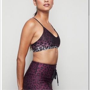 SOLD NWT Good American Ombré Leopard Sports Bra